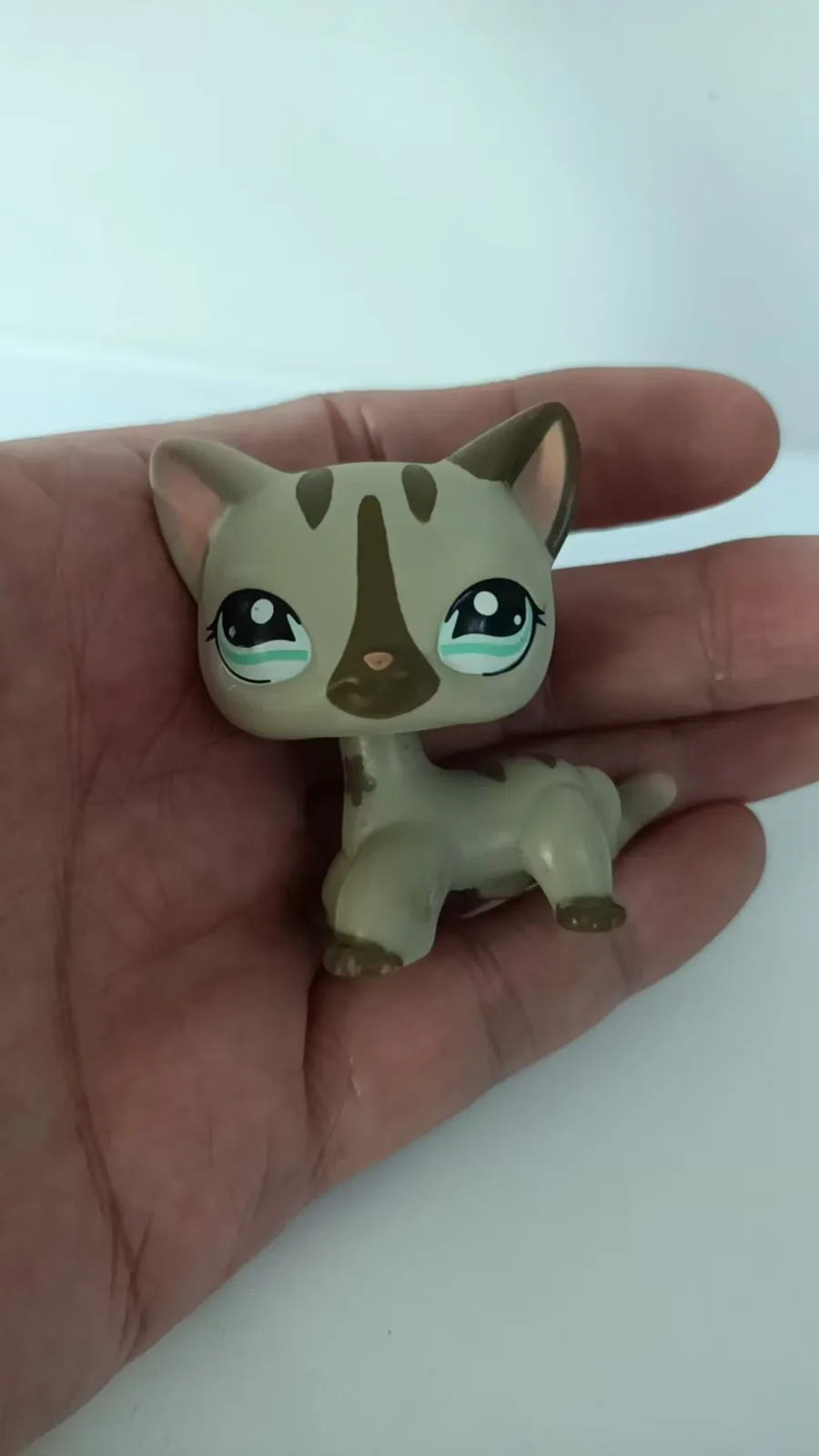 1 Stück/Los LPS Figur Puffer Katze # 468 Kleintierladen-Spielzeug