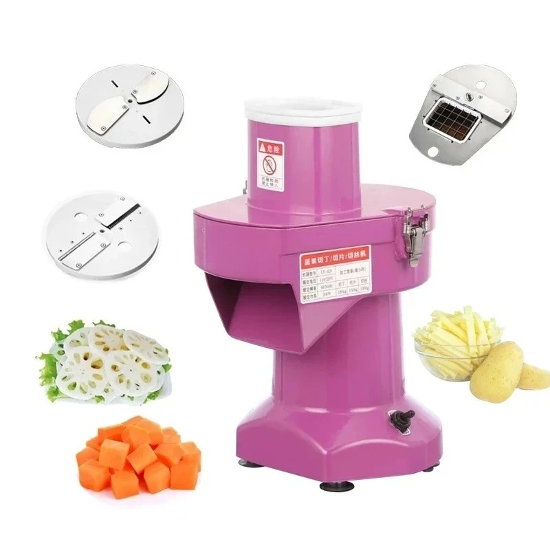 

z Commercial multi-function Vegetable Cutting Machine 110V/220V Onion Cucumber Dicer Carrot Shredded Raddish Potato Slicer Mach