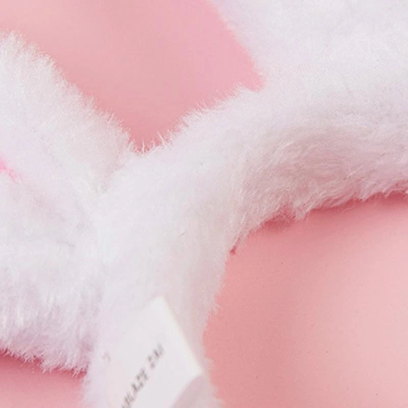 R1wa morbido peluche con bunnies a orecchio per cani a cerchio fascia unico copricapo
