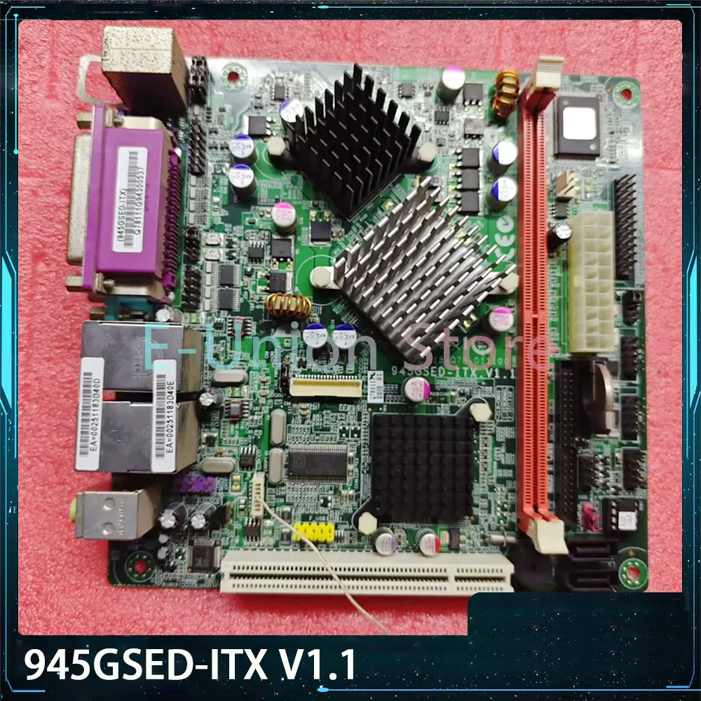 945GSED-ITX V1.1 Industrial Control Motherboard Integrated CPU Dual Network Ports 17cm x 17cm