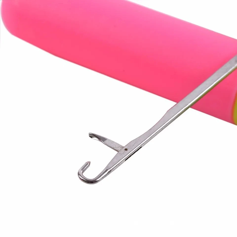 Crochet Hook Needle Plastic Knitt Hair Crochet Needles For Making Braiding Dreadlock Hair Tools