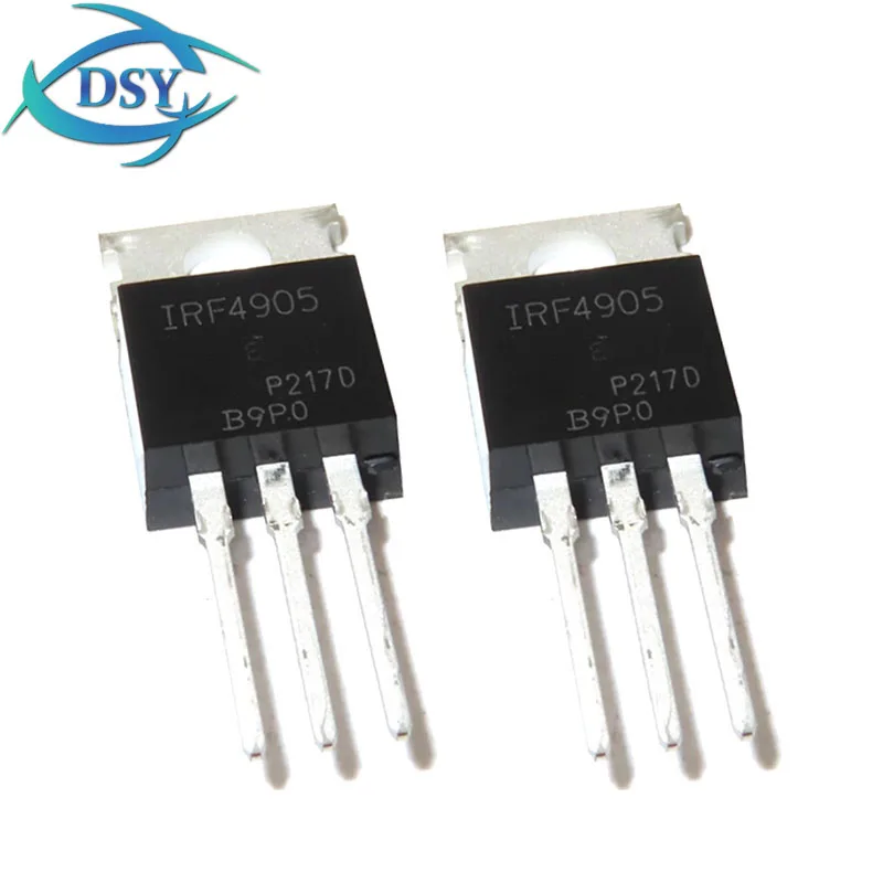 10/20 piezas IRF4905 TO-220 MOS FET P canal IRF4905PBF Transistor de efecto de campo 74A/55V/200W