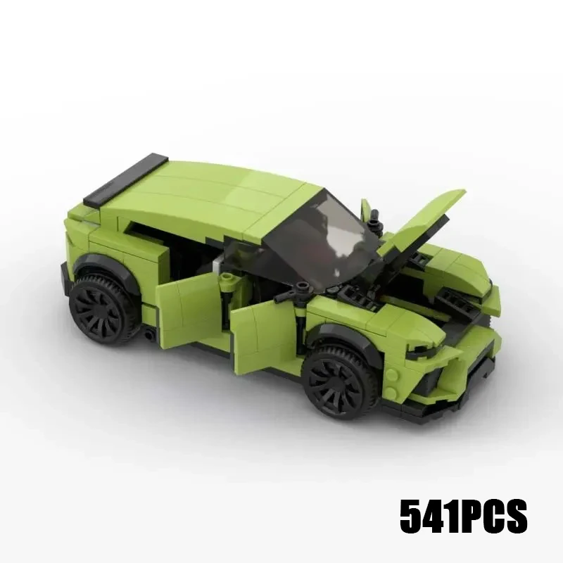 

Комплект Lamborghinis SUV, высокоскоростные прицепы, модель DIY, детские игрушки, подарок на день рожденияMOC City Speed Champion, технические строительные блоки для автомобилей