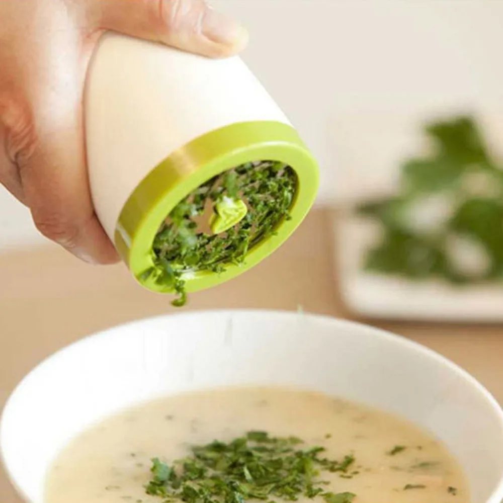 New Herb Grinder Garlic Press Spice Mill Parsley Shredder Chopper Grater Cabbage Fruit Vegetable Cutter Tools Kitchen Gadget VIP