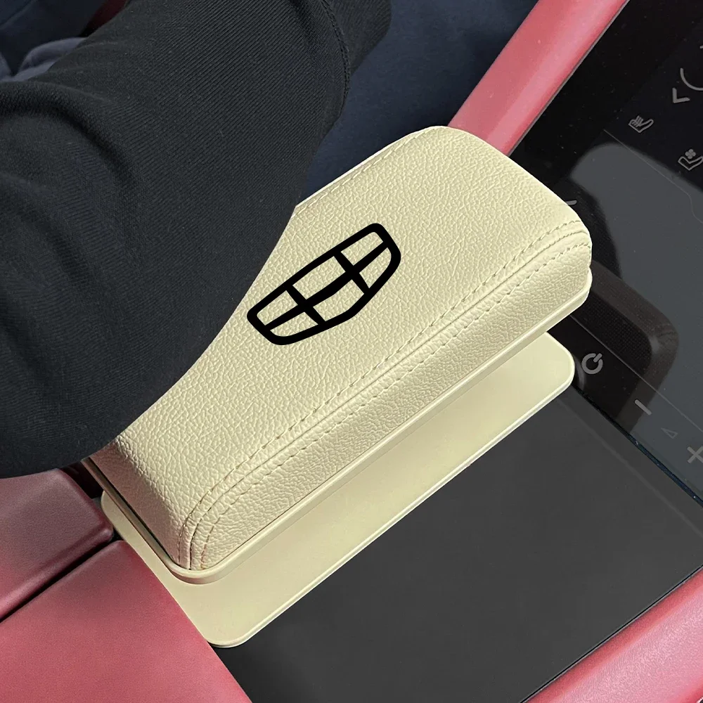 For Geely Tugella Atlas pro Emgrand ec7 gc3 pro Geometry c x7 Coolray Car Door Leather Ergonomic Armrests Arm Heightening Pad