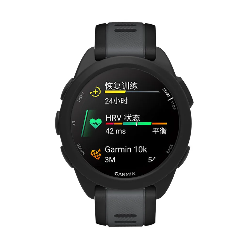 Funda suave de TPU para Garmin Forerunner 165 Music Slim Protector de pantalla para reloj