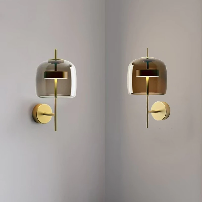 

Post-Modern Luxury Glass Wall Lamp, Nordic Designer Lamp for Bedroom, Study, Corridor, Home Decor