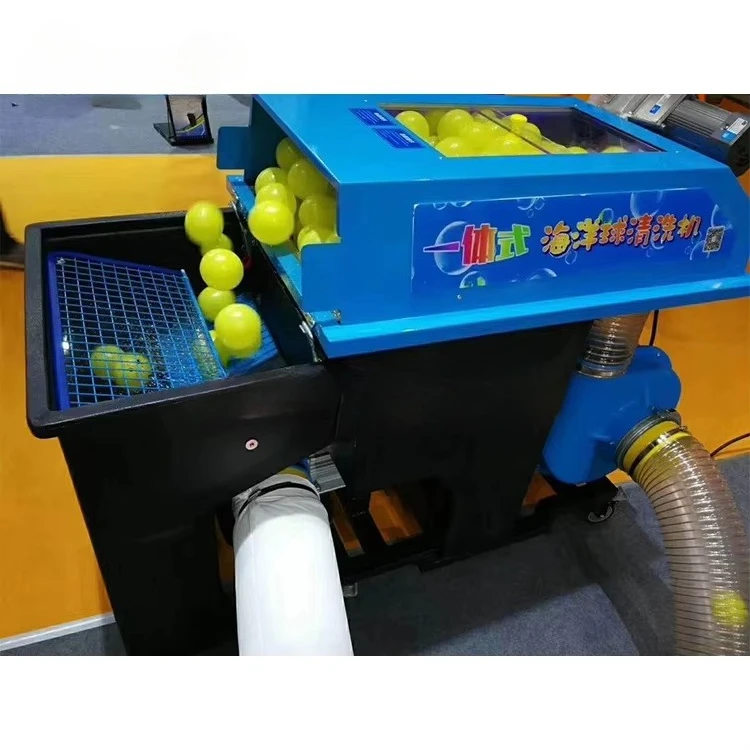 Indoor Playground Park Hot Automatic Ocean Ball Pool Foam Pit Dry Cleaning Ball Machine