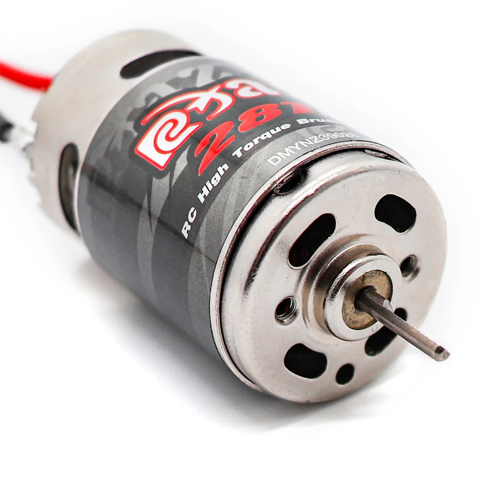 Silnik szczotkowy 28T 390 DC do RC Crawlera, silnik szczotkowy ze stali nierdzewnej, silnik elektryczny RC 20500RPM do TAMIYA TAM54393 300054393