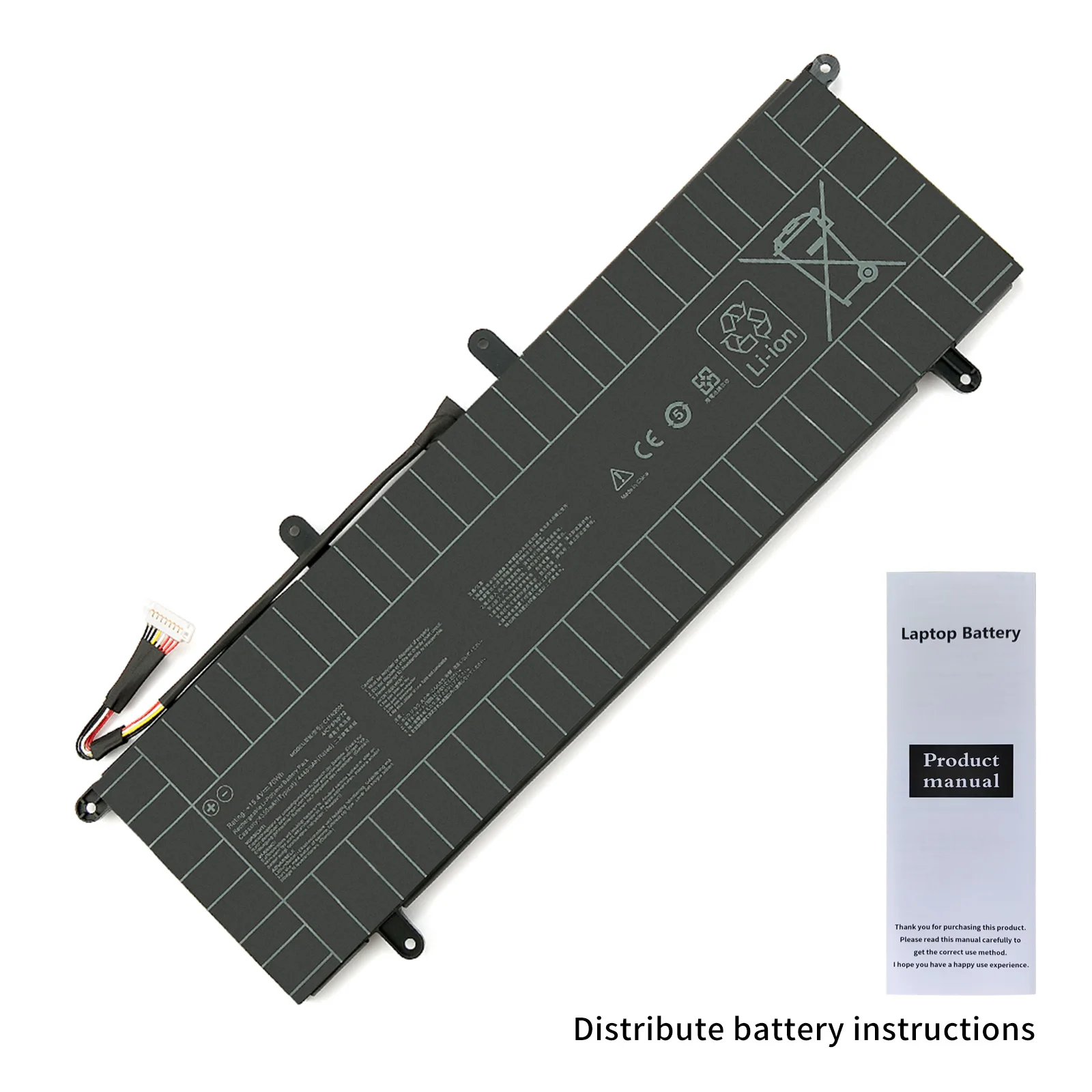 Imagem -06 - Bateria do Portátil C41n2004 15.4v 70wh para Asus Zenbook Duo 14 Ux482 Ux482ea Ux482eg 0b20003790000