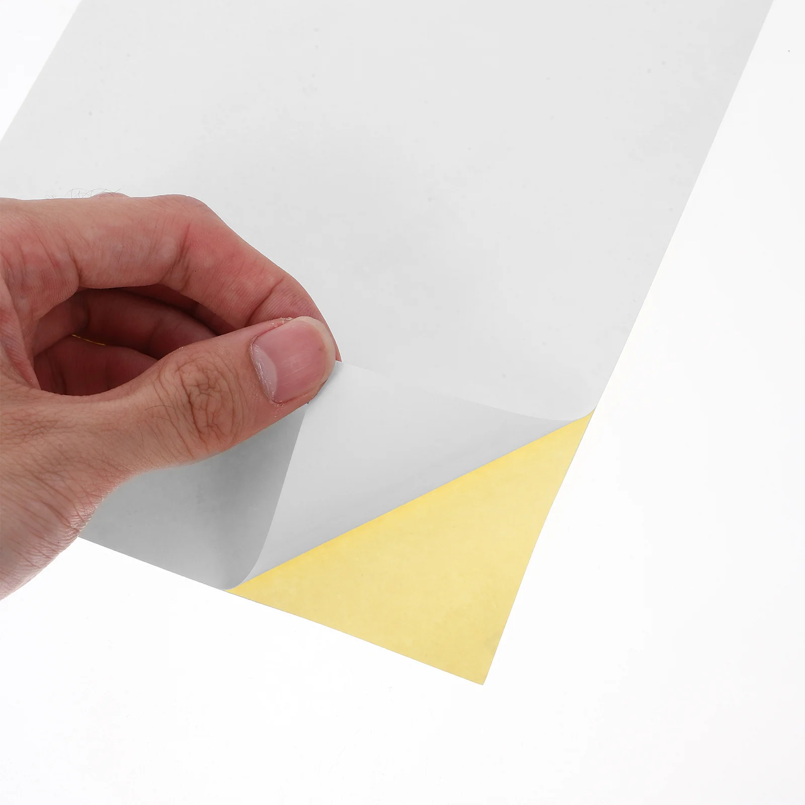 150 Stück große Etiketten, Aufkleber, weiß, matt, Papier, Drucker, leer, beschreibbar, Adresse, Versand, Lagerung, Logistik, Etikettendrucker, transparent