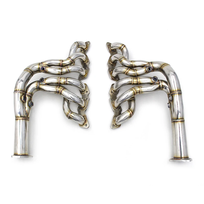 304 Stainless Steel Bolt-on Racing Exhaust Manifold For Aston Martin DB9 V12 6.0L 2012-2016 Factory Direct Auto Mod Parts