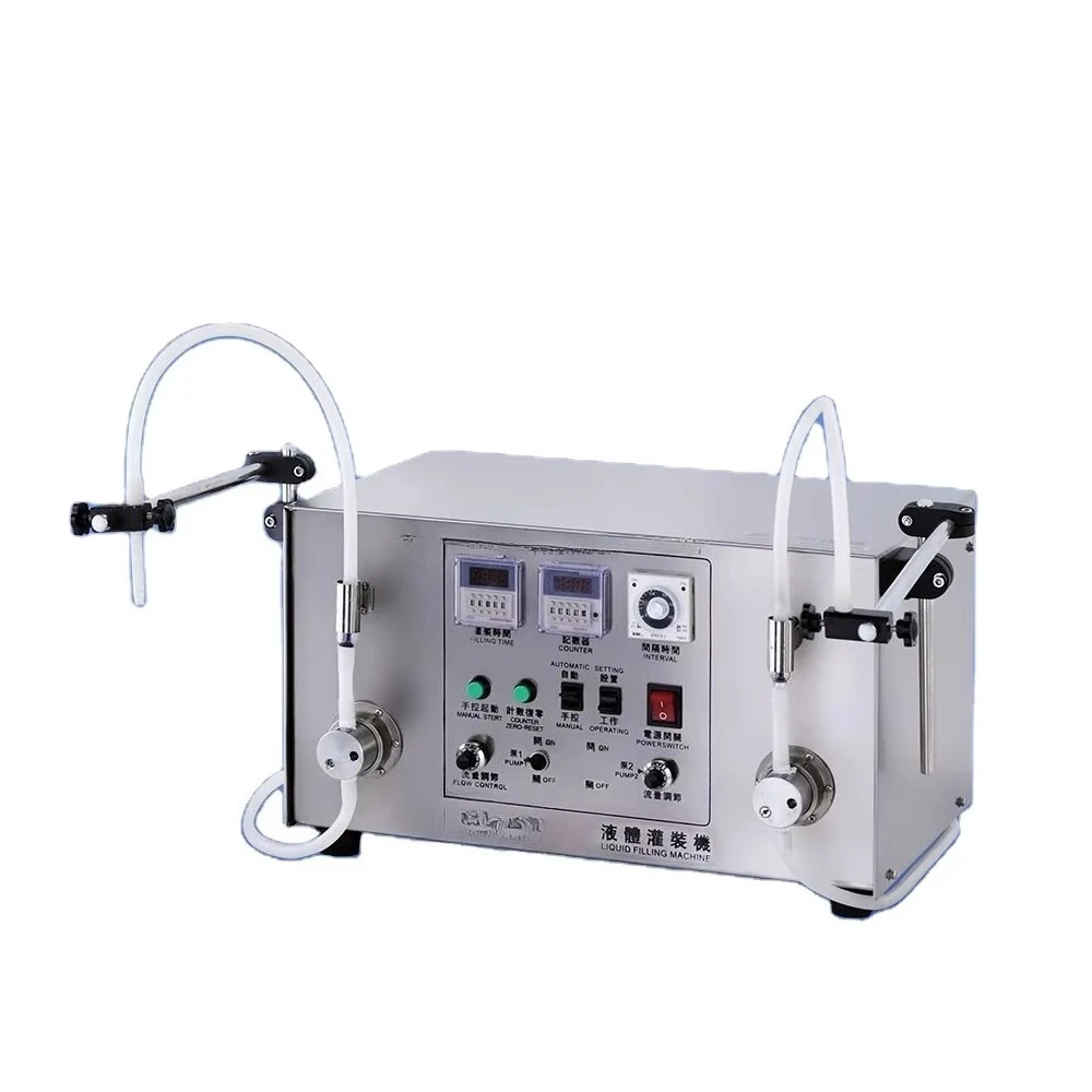 Production Equipment High Accura.cy Automa.tic Double Hea.d Liquid Soa.p Filling Ma.chine with 2/4/6/8 Hea.ds