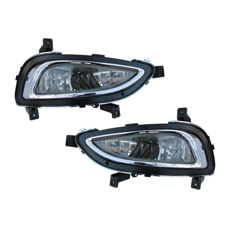 Car Front Bumper Fog Lamp Daytime Running Light For Hyundai Azera 2011 2012 2013 2014 92201-3V000 92202-3V000