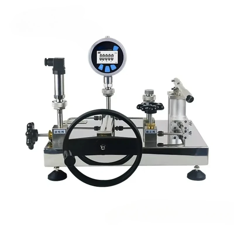 New Model Desk-top Hydraulic Piston Pressure Calibrator Dead Weight Tester, Pressure Gauge