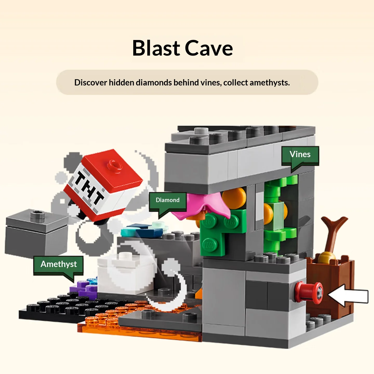 Lego Building Blocks My World Series 21274 Battle Sound Guard Assembled Building Blocks Toy Gifts