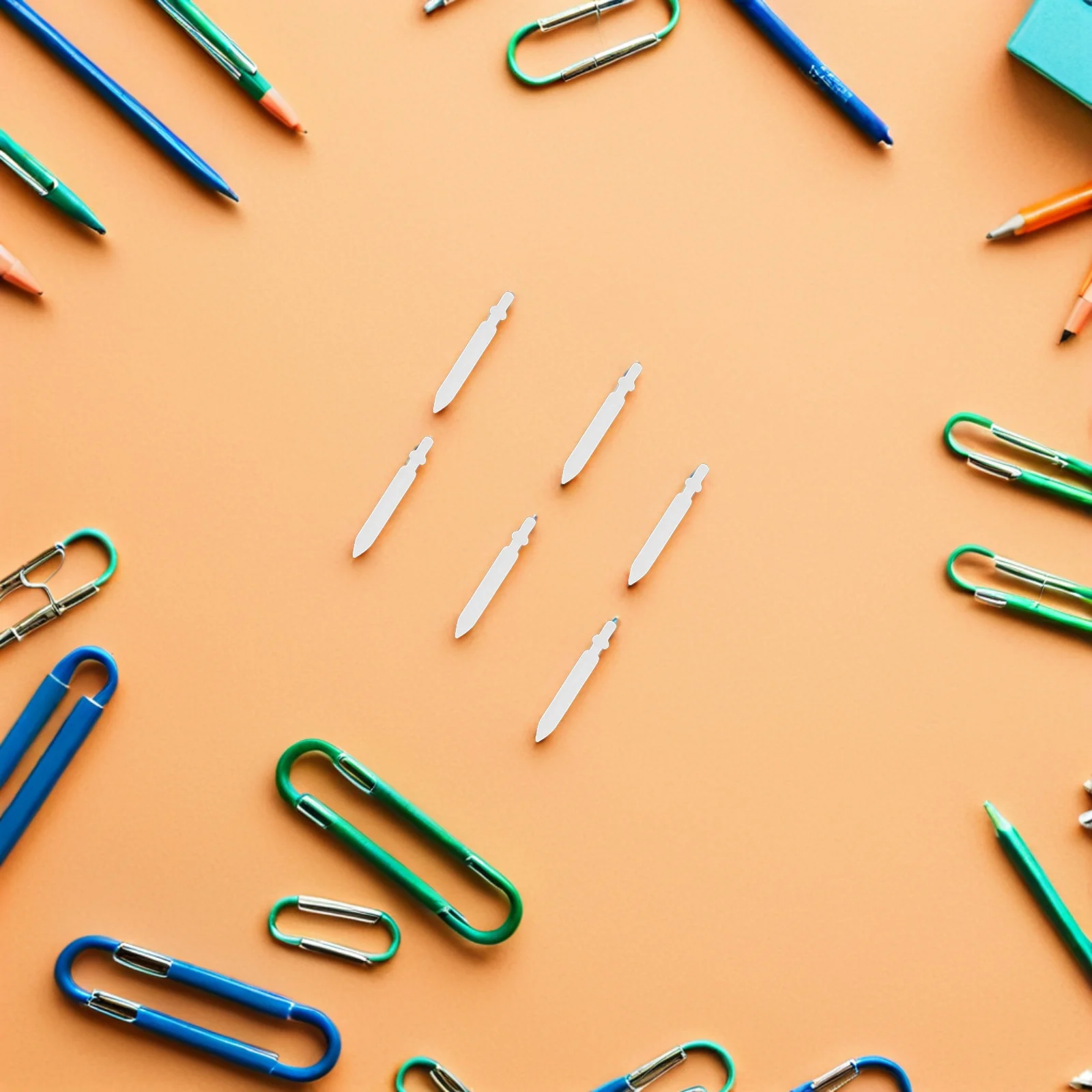 36 قطعة قلم تحديد 0.7 مللي متر نصائح استبدال النايلون الأبيض لعلامات الطلاء القائمة على الزيت غرامة تلميح الرسم الكتابة أداة القلم المناقير #3