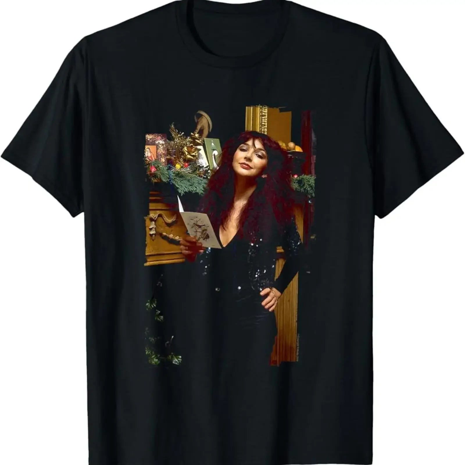 RARO T shirt Kate Bush cotone nero tutte le taglie S 345XL regalo per fan SN145 vintage Washed Comfortable Versatile Stretched