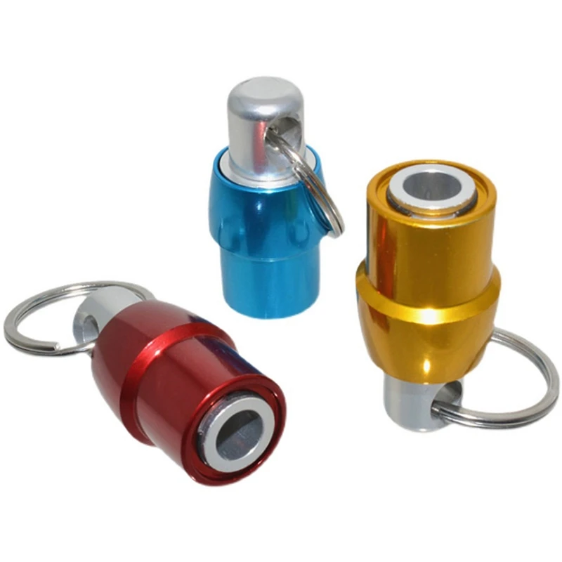 Schraubendreher-Bithalter, 1/4 Zoll, Schlüsselanhänger, Verlängerungsstange, Aluminiumlegierung, Schraubendreher-Bits, Halter-Set, Bohrschrauben-Adapter