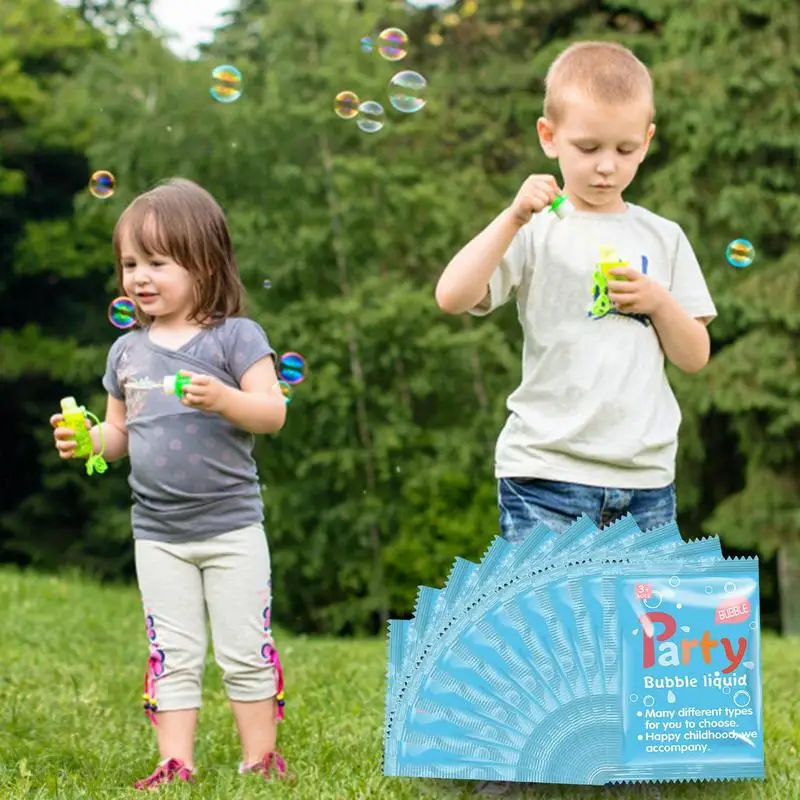 Paquet de concentré de solution à bulles pour enfants, eau, barre de savon liquide, jouets sûrs, faveur de fête, eau portable, 10ml