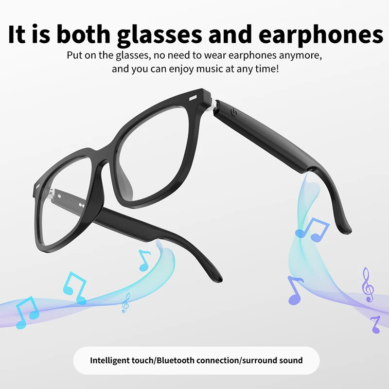 

Magnetic Sleeve Mirror Changes Color Smart Bluetooth Glasses AI Translation Real-time Meet Simultaneous Interpretation