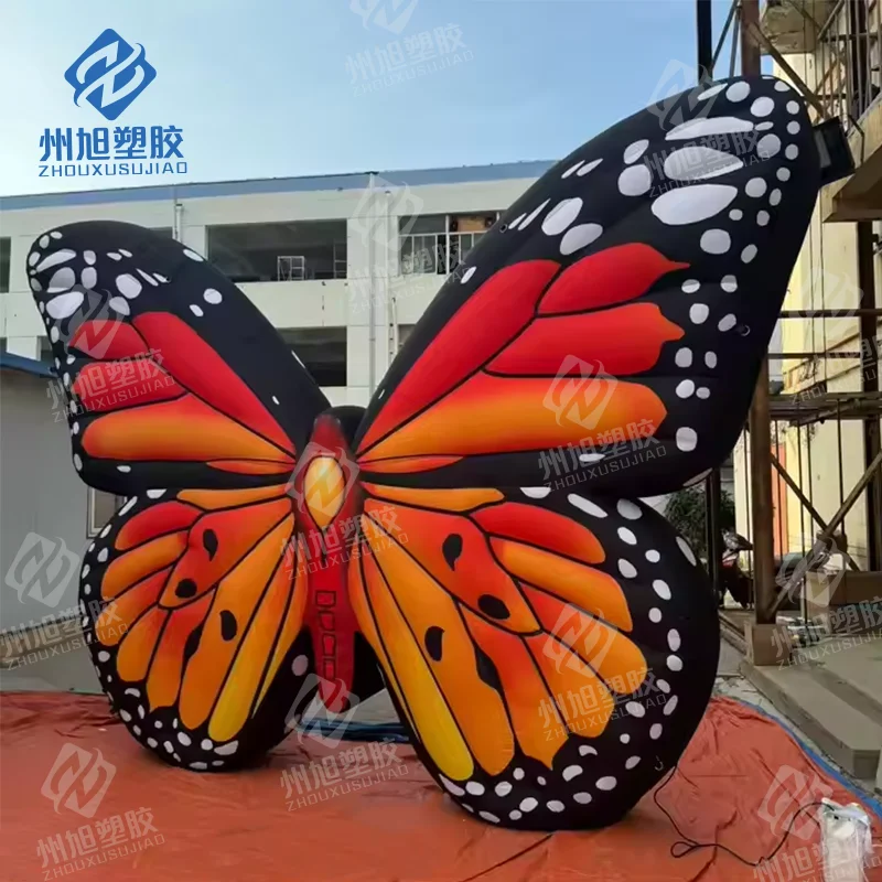 

Giant inflatable butterfly colorful insect for flower exhibition bar mall decoration