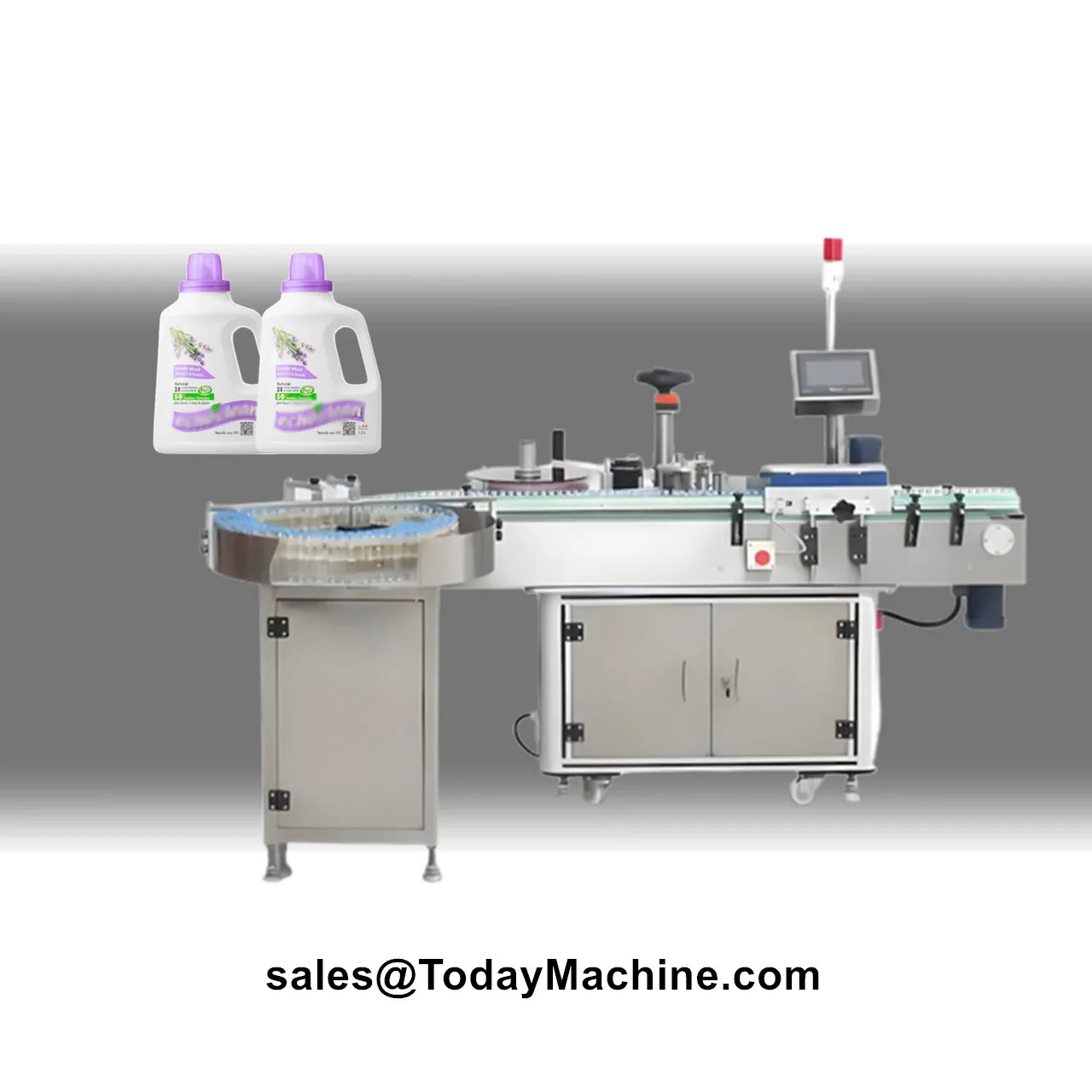 Automatic Flat Bottle Two Sides Labeller Shampoo Lotion Bottle Sticker Labeling Machine