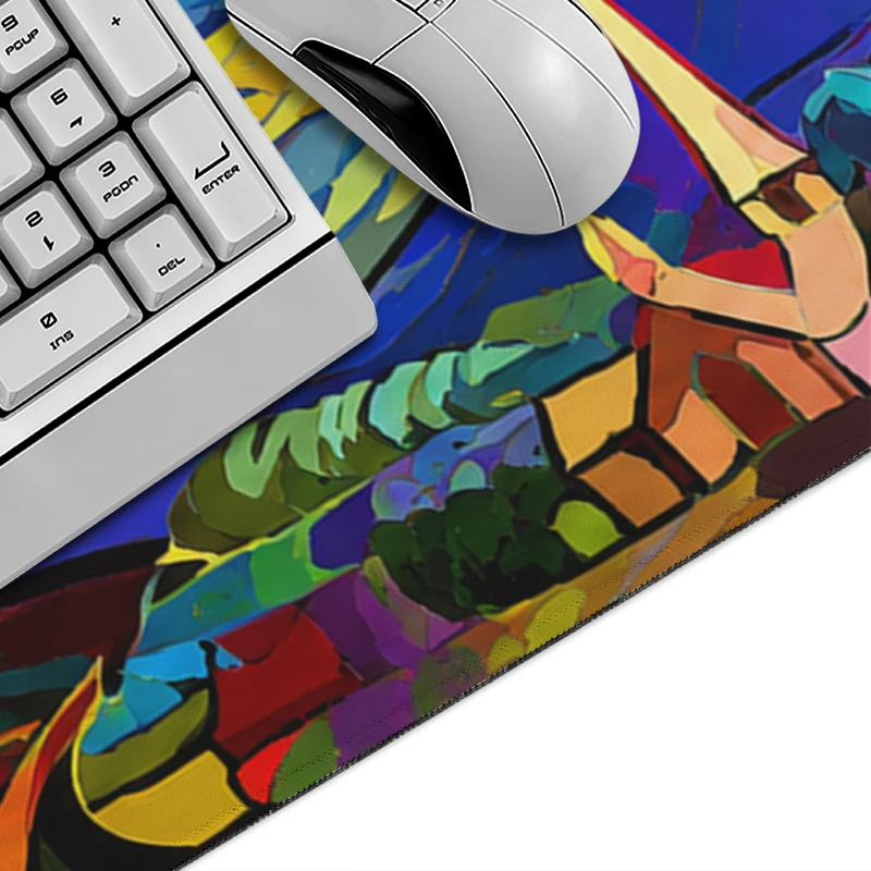 Mouse Pad Starry Night Gaming XL HD Custom Home Mousepad XXL Playmat Carpet Office Natural Rubber Computer Mouse Mats
