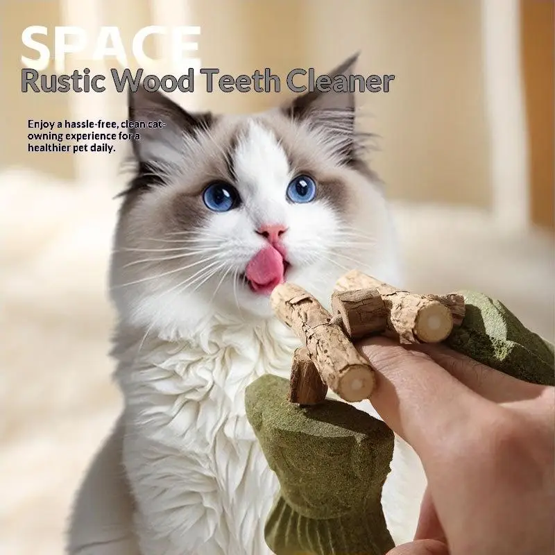 Catnip Cat Toy Fishbone Dental Teething Stick Bite Resistant Self-Amusing Interactive for Kittens Adult Cats Wholesale