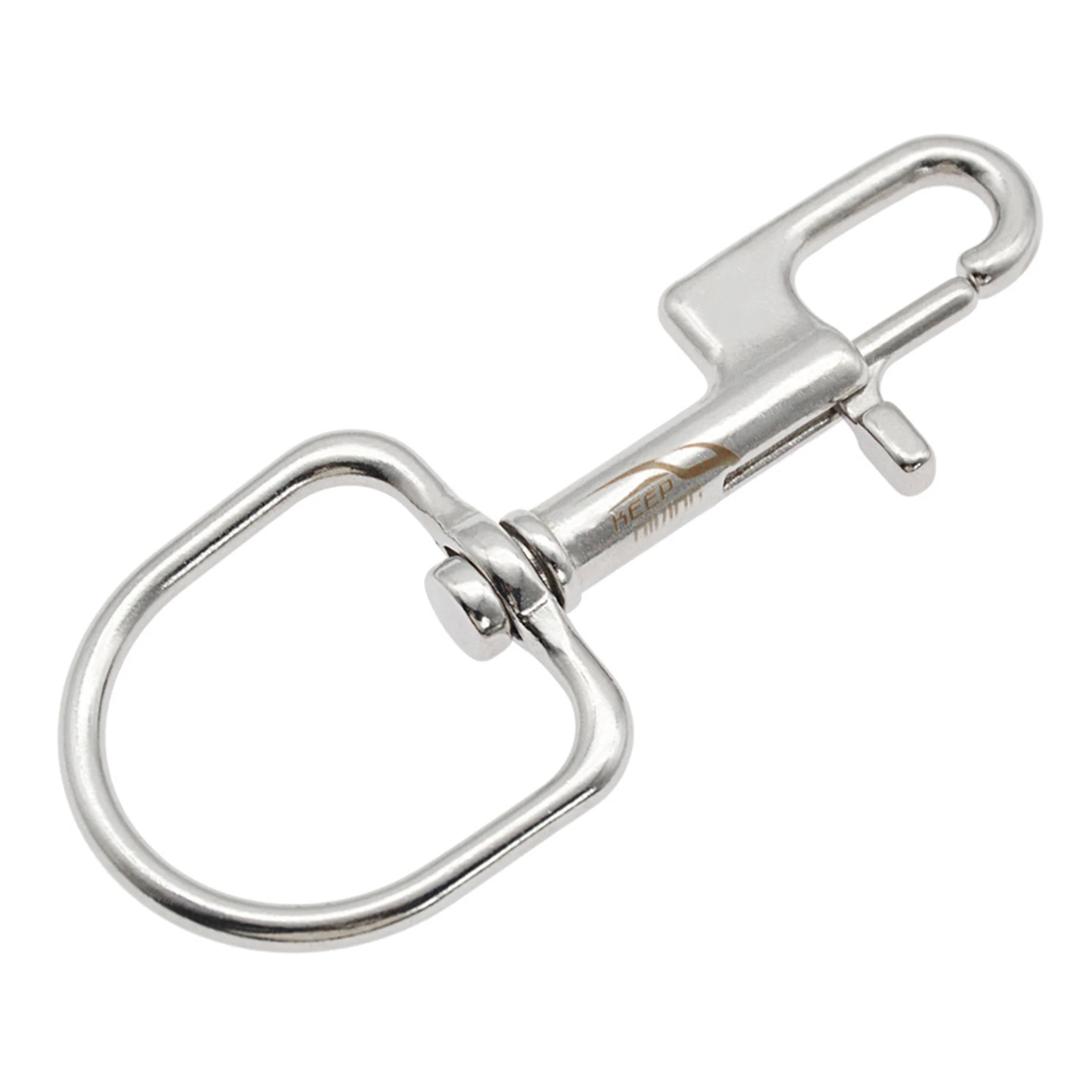 KEEP DIVING 316 Stainless Steel Diving Single-Head Hook Hook Quick Release Spring Hook Bcd Diving Equipment-110MM