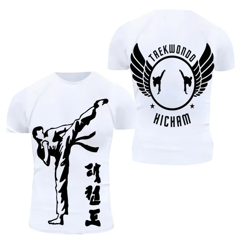 

3D Taekwondo Judo Printing T Shirt Children Fashion Sports Short Sleeves Men Summer Gym Clothing Harajuku Tee Shirts Cool Tops