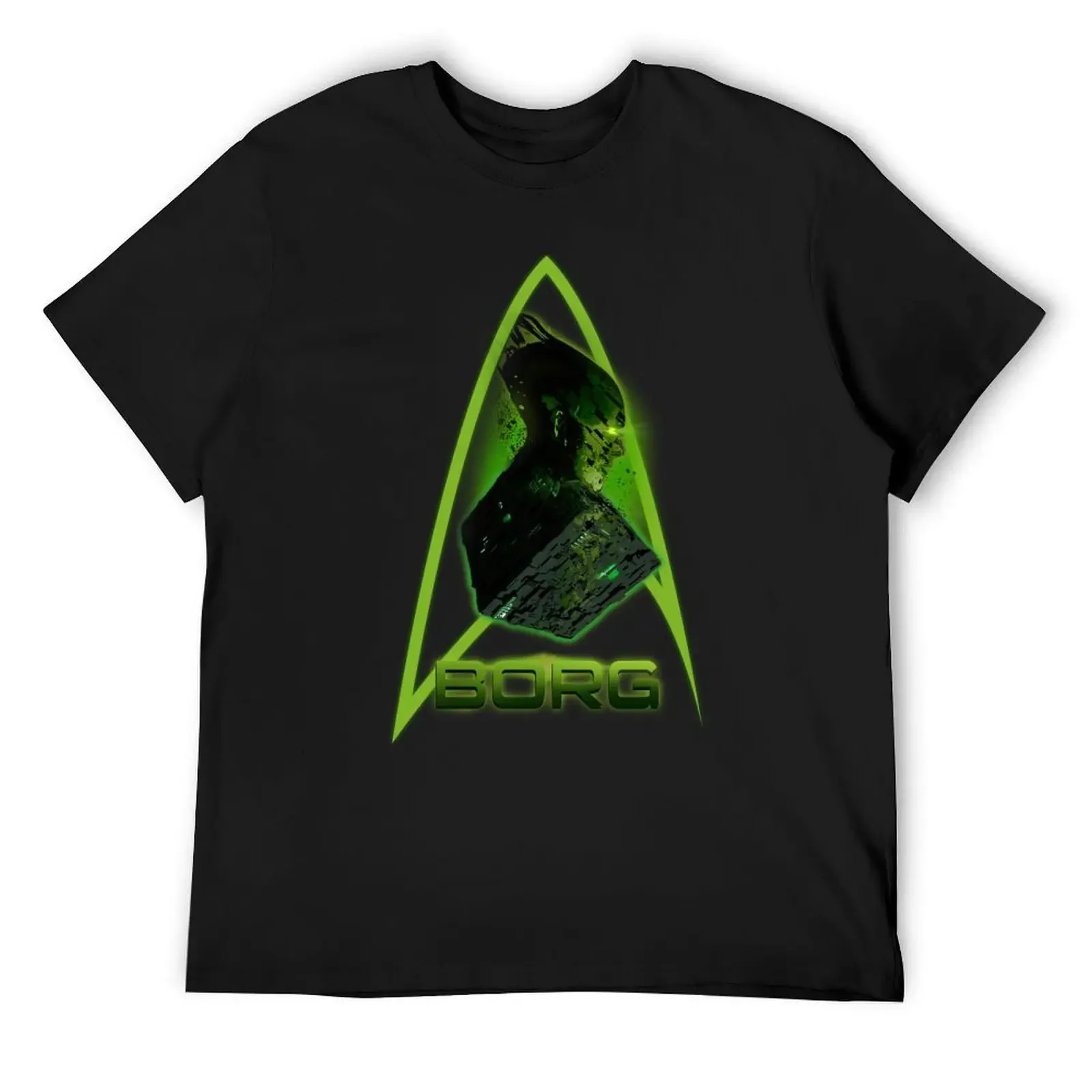 

Star Trek: The Next Generation Borg Queen Starfleet Insignia T-Shirt summer shirt designer shirts sweat Men's t-shirt
