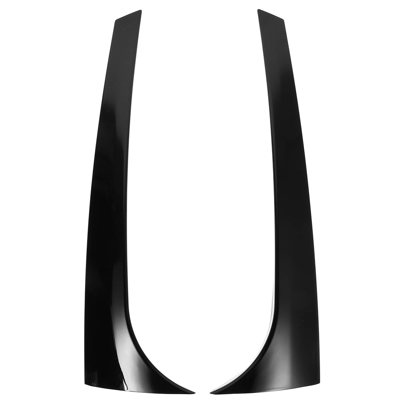 

1Pair Side Wing Spoiler Car Rear Window Side Spoiler Glossy Trim Cover Durable Splashproof Exterior Accessories Car Lip Splitter
