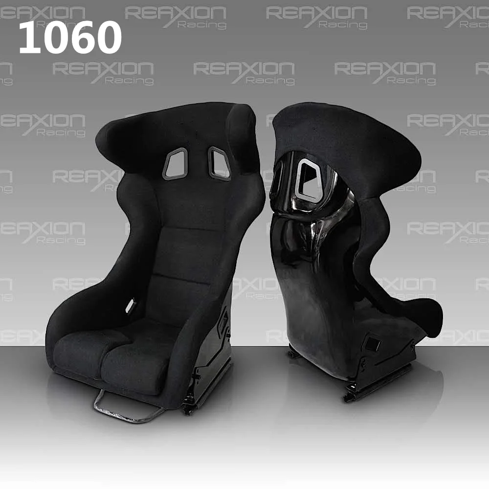 1060 Hot Sale Big Ear Style Suede Universal Bucket Seat With Dual Sliding Rails