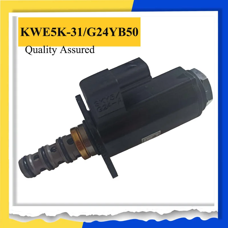 Solenoid Valve YN35V00051F1 KWE5K-31/G24YB50 For Kobelco SK200-8 SK260LC-8 SK210LC-8 SK250-8 SK330-8 SK350-8 Excavator