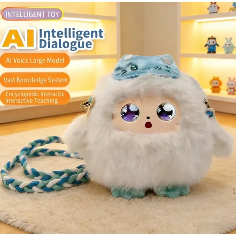 AI Pet Plush Toy Super Soft PP Cotton Stuffed Animal Puzzle Birthday Gift for Kids Pregnant Women Cute Interactive