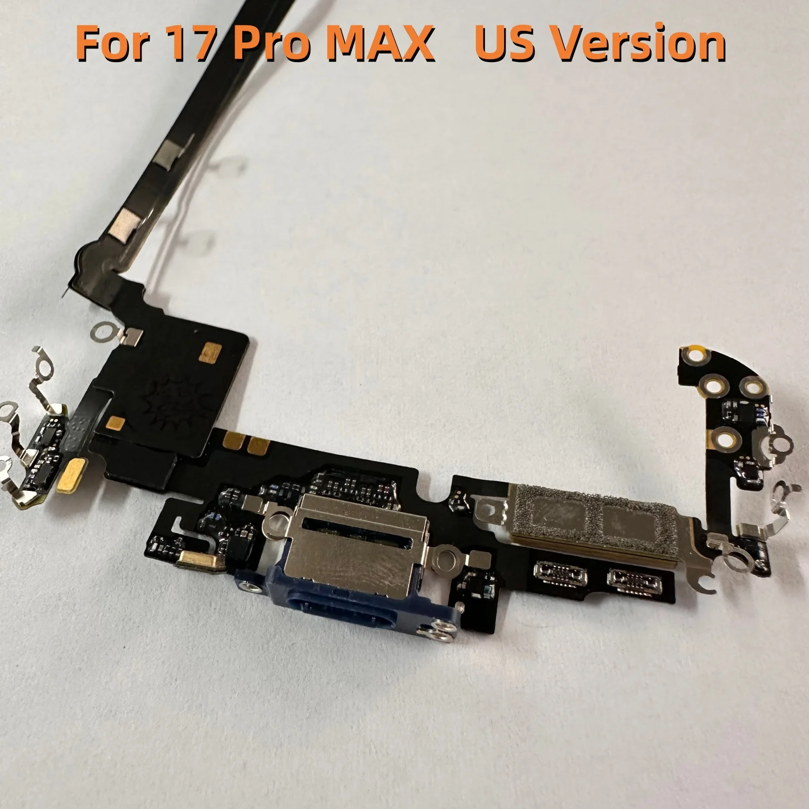USB Charging Port Flex Cable For iPhone 17 PRO MAX Charging Connector Board With Tools Repair Parts