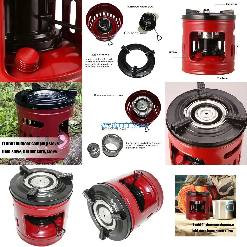 

G6DE Quick Igniting Thin Outdoor Stove Dense Plan Strong Base For Camping Backpacking Quests