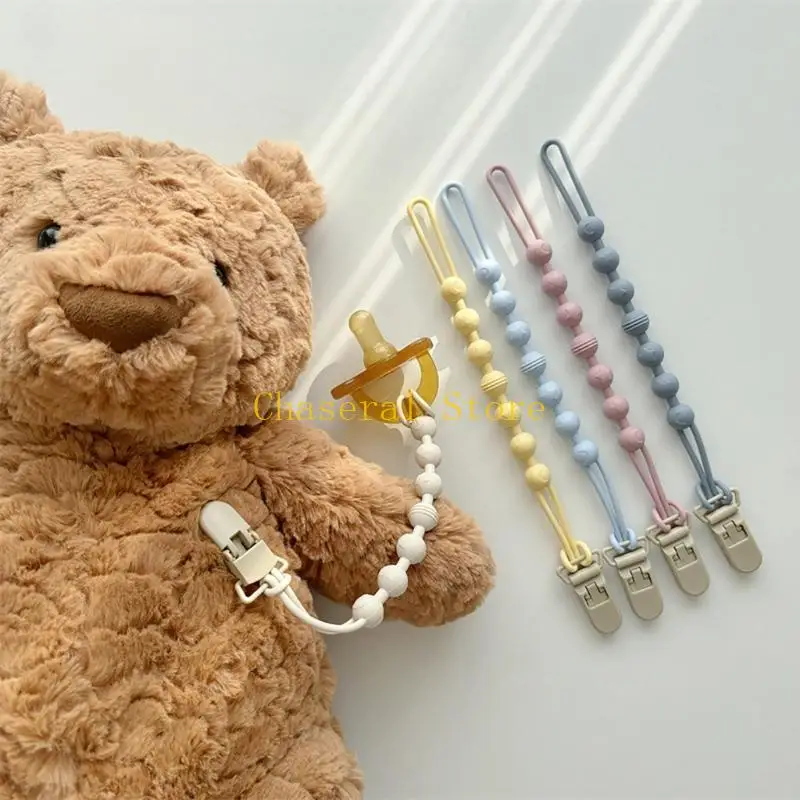 E7CE Pacifier Clip Chain Feeding Bottle Hanging Rope Soothing Dummy Nipple Anti Drop