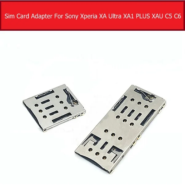 Single & Daul Sim Card Slot For Sony Xperia XA/XA1 Plus/XA1 Ultra/L1/C5/C6 Ultra Sim &   Memory Card Tray Reader adapter