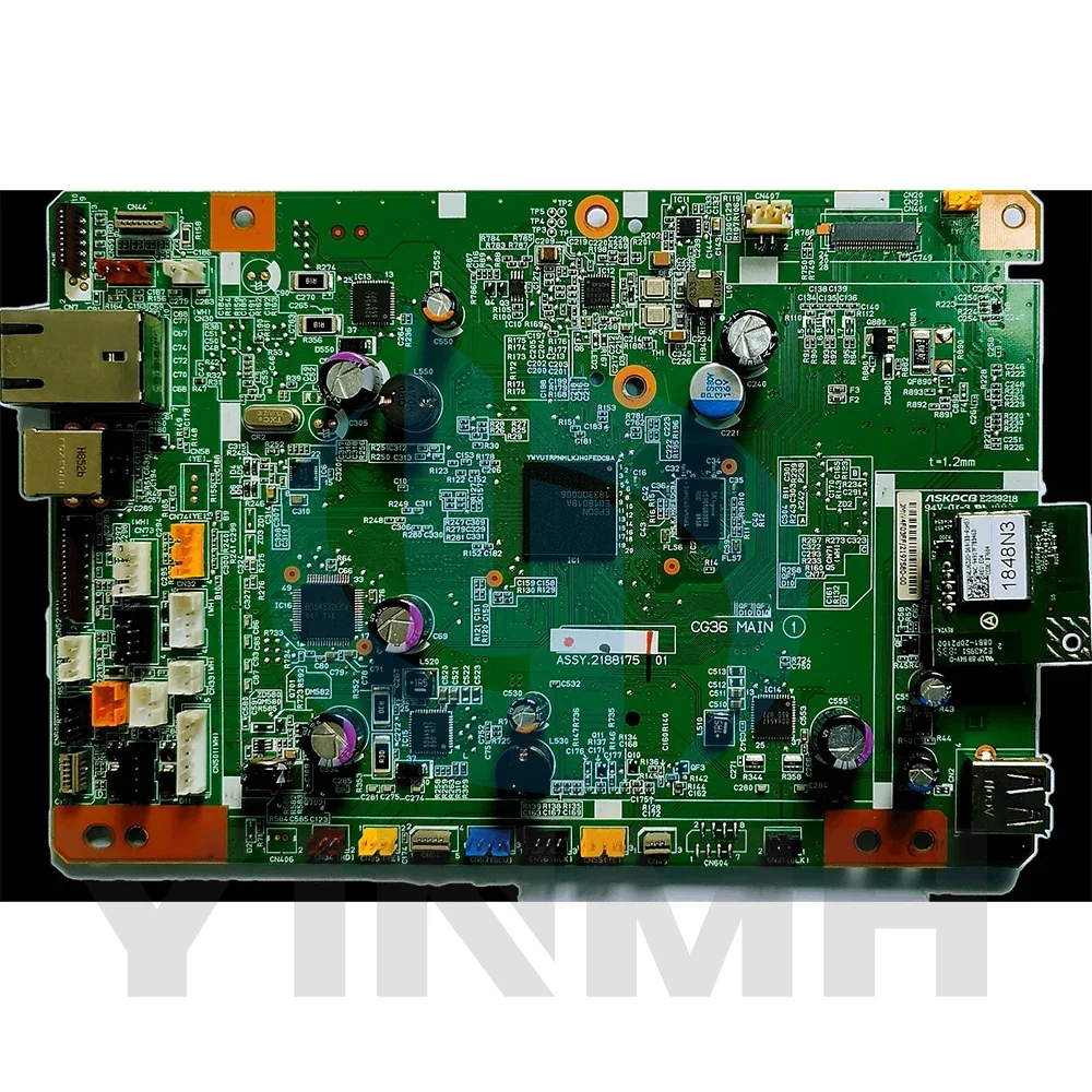 Original Used Formatter Main MotherBoard For Epson WF3640 WF3641 The cracked version does not require a chip