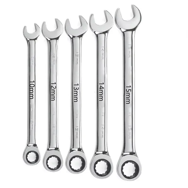 1 Piece Ratchet Combination Metric Wrench Multitool Key Ratchet Spanners Set of Tools Universal Wrench Tool Car Repair Tools