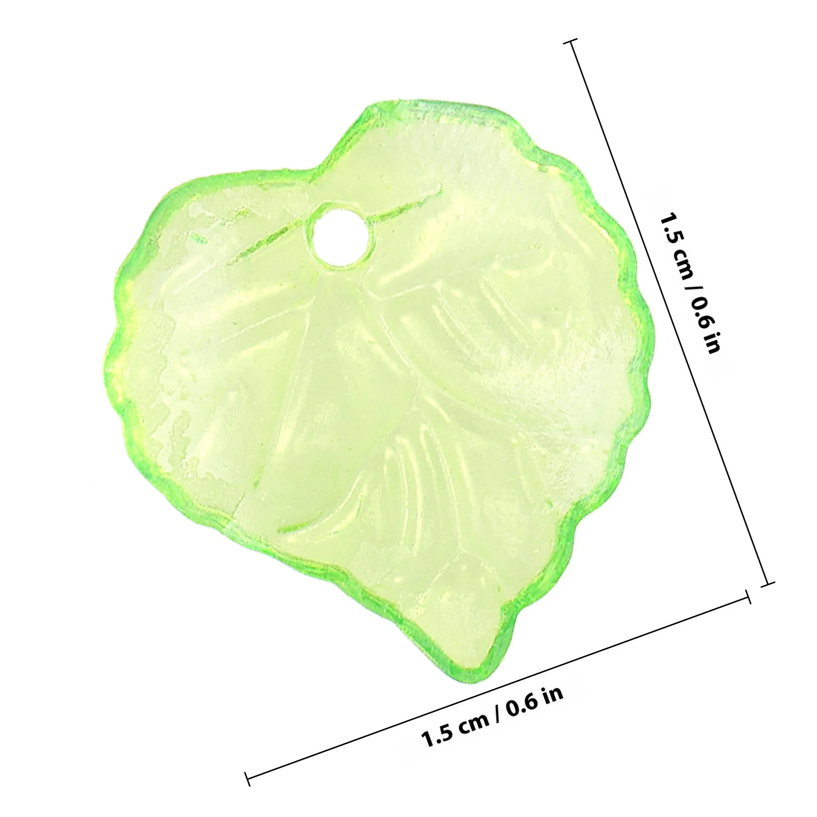 200 pezzi pendenti per orecchini a foglia acrilico fai da te ciondoli a goccia accessori di gioielli fatti a mano per orecchini portachiavi regali
