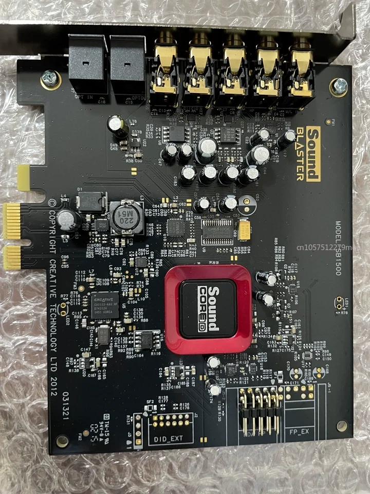 Original Disassembly Version SB1500 ASIO Headamp Fiber Dolby DTS Sound Card High-end Gaming HIFI Sound Card