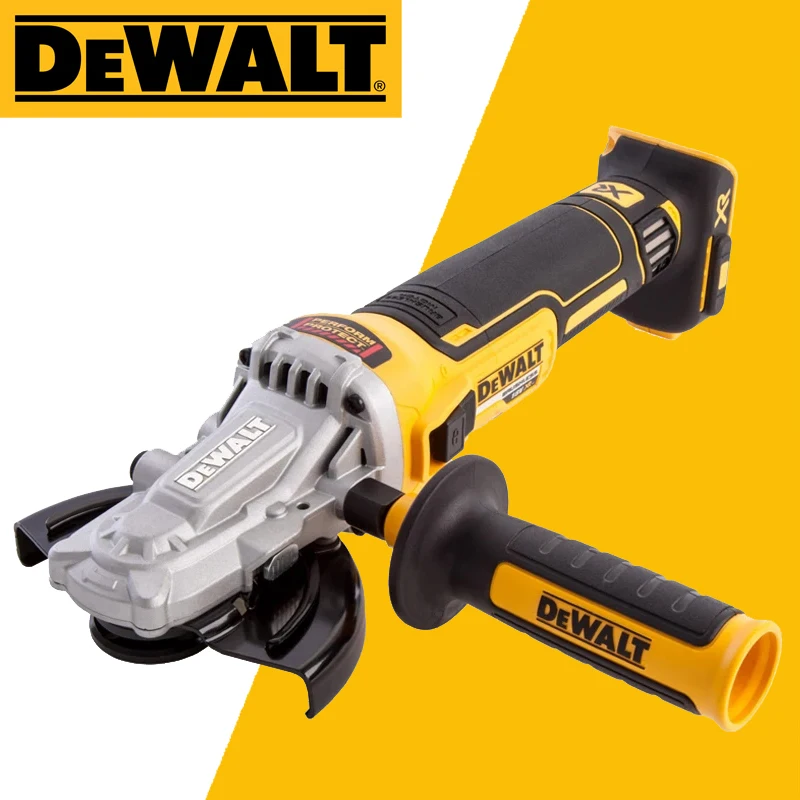 

DEWALT DCG405FN XR 125 мм Бесщеточная аккумуляторная угловая шлифовальная машина с плоской головкой 18 В Литиевая угловая шлифовальная машина Электроинструменты