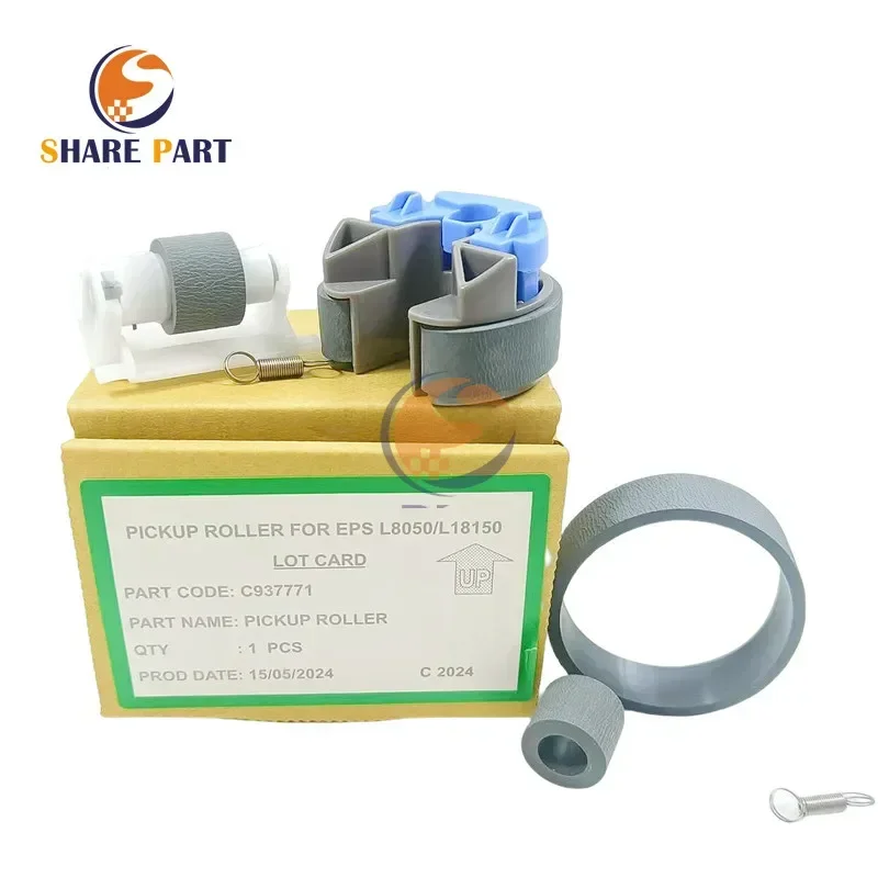 1 Sets for Epson L8050 L18050 L18058 L8058 C12C937771 Pickup and Separation Roller with Tire Kit Printer Accessory High Copy