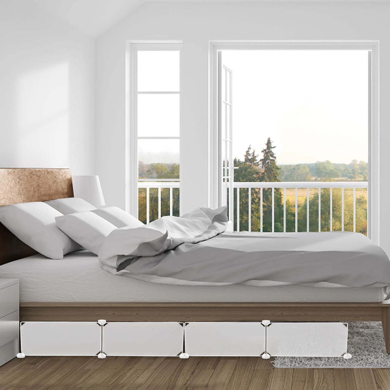 

Under Sofa Blocker for Cats and Dogs Multi-Functional Furniture Gap Baffle Prevent Pet Access Under Bed Couch Protector Home Use