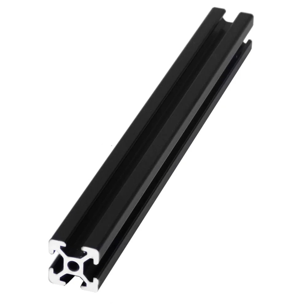 

1PC BLACK 2020 European Standard Anodized Aluminum Profile Extrusion 100mm - 800mm Length Linear Rail 500mm for CNC 3D Printer