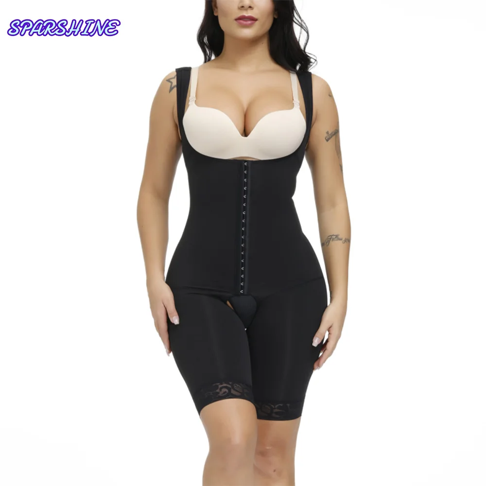 Fajas kobiety na całe ciało wysoka kompresja kontroli brzucha gorset wyszczuplający gorset Waist Trainer podnośnik pośladków płaski bielizna modelująca brzucha