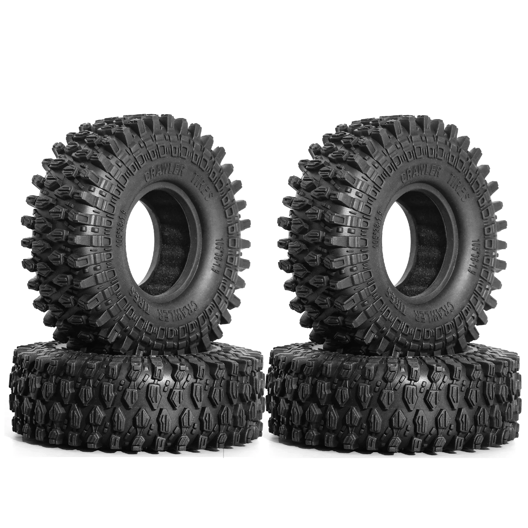 RODE SPIDER 1,9 inch rubberen band 1,9 wielbanden voor 1/10 RC Crawler TRX4 TRX6 RBX10 Wraith Axial SCX10 II III Gladiator 90046